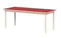 Lise akustikkbord rød B180 x D80 x H50 cm