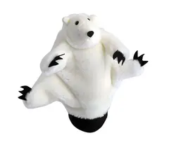 Hånddukke isbjørn