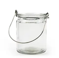 Lysglass med hank &#216;10 x H7,6 cm, 12 stk