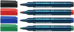 Schneider Maxx 130 merketusj sort Rund, 1-3 mm
