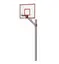 Street standard basketballstativ L162 B122 x H367 cm