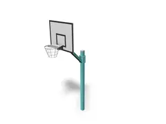 Basketballstativ 1 kurv turkis L167 x B120 x H379 cm