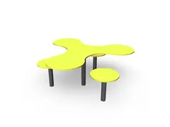 Finno ABC Sandbord Nico med 3 stoler L151 x B146 x H55 cm