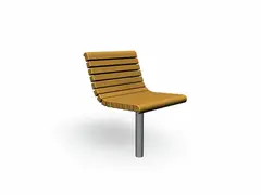 Yarden stol med rygg L50 x B57 x H81 cm