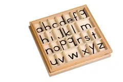 Small Movable Alphabet Box