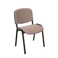 ISO konferansestol mørk beige/sort Mørk beige Sort