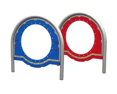 Startpanel med metallbue L133 x B8 cm