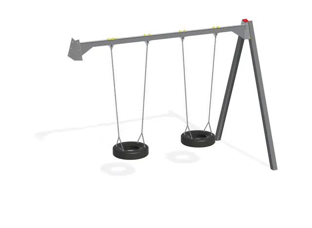 Dobbelt huskestativ påbyggingsdel B320 x D202 x H252 cm, metall 