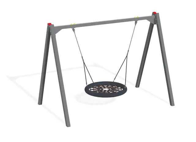 Fugleredehuskestativ med metallstolper B320 x D202 x H252 cm 