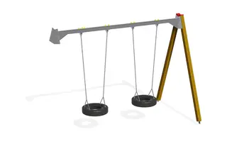 Dobbelt huskestativ påbyggingsdel B320 x D202 x H252 cm