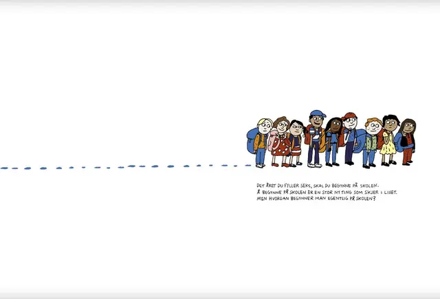 Hvordan begynner man på skolen Anna Fiske 