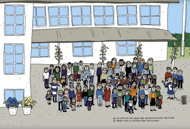 Hvordan begynner man på skolen Anna Fiske 