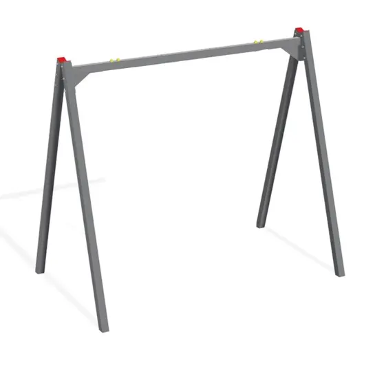 Enkelt huskestativ med metallstolper L195 x B202 x H252 cm 