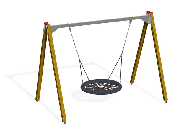 Fugleredehuske  med trestolper B320 x D202 x H252 cm 