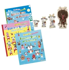 Bukkene Bruse b&#248;ker med figurer