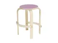 Taburett i bjerk H:30cm F0233 Lys Lilla