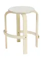 Taburett i bjerk H:53cm F7927 Lys Grå