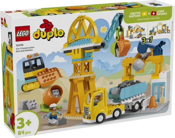 LEGO® Duplo® Byggeplass 84 deler 
