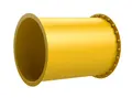 Tunnelsklie rørelement rett gul Ø88 x L106 cm
