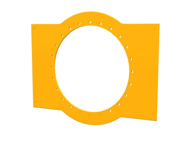 Startplate til tunnelsklie gul B128 x H100 cm 