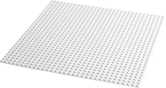 LEGO® Classic hvit basisplate L25 x B25 cm 