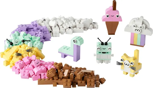 LEGO® Classic kreativ lek m pastellfarge 333 deler 