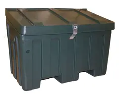 Oppbevaringskasse 350 l L110 x B600 x H84 cm grønn