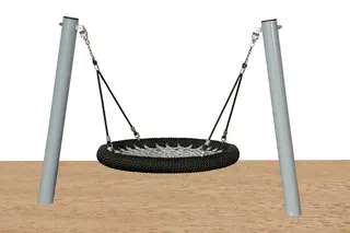 Mini fugleredehuske Ø100 cm inkl. rede grovmasket