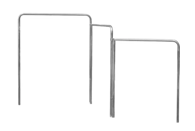 Trippelt kolbøttestativ L345 x H80-100-120 cm 