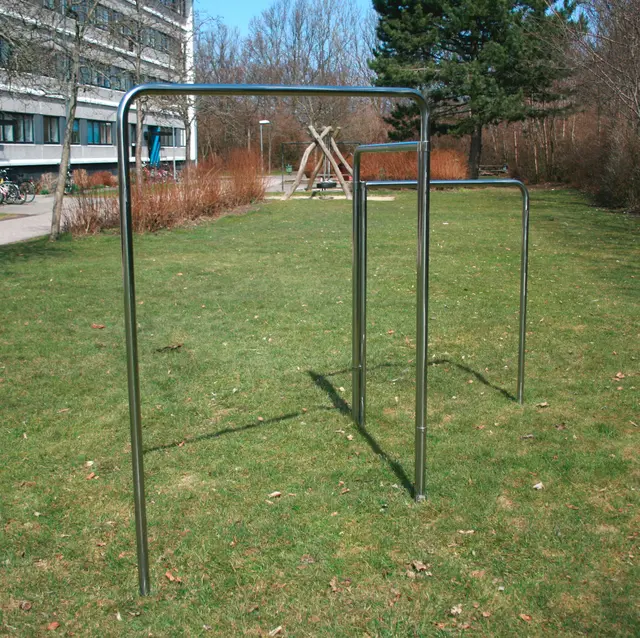 Trippelt kolbøttestativ L345 x H80-100-120 cm 