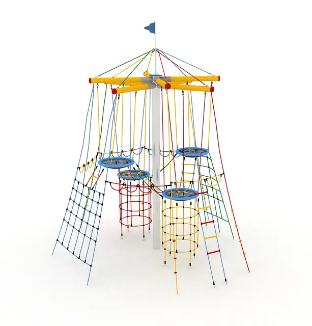 Birdnest klatremiljø L800 x B800 x H600 cm 