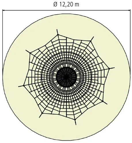 Chavi  klatrepyramide L950 x B950 x H650 cm 