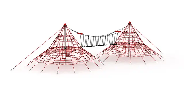 Cheops 2 klatrepyramide L1890 x B800 x H430 cm 