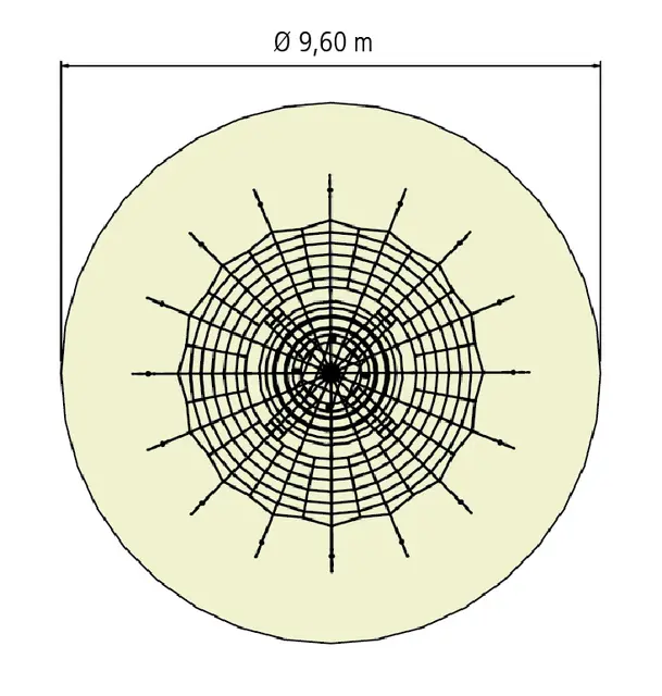 Cheops midi klatrepyramide L800 x B800 x H430 cm 