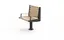 Ekholt stol med rotasjon og armlene B60 x D55 x H87 cm