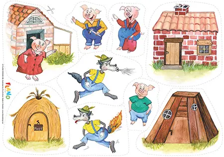 Flanohistorie Tre små griser 