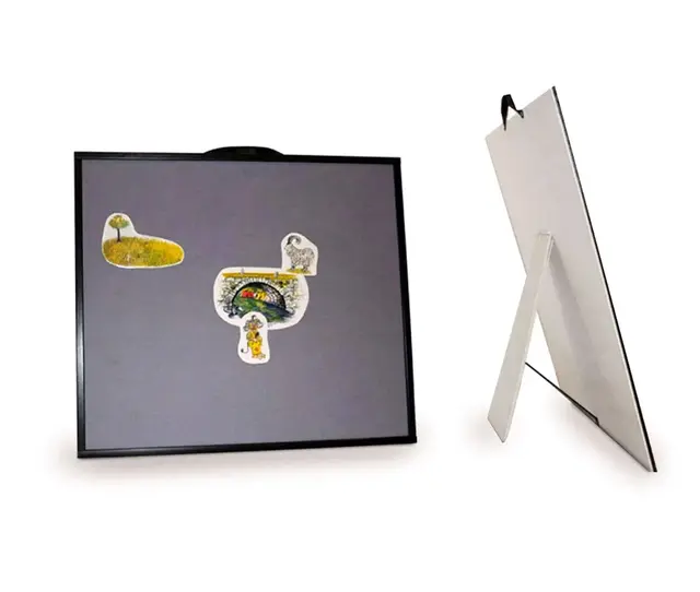 Flanellograf med ben B90 x H80 cm 