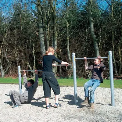 Trippelt kolbøttestativ L312 x B10 x H120 cm 