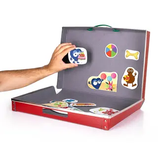 Flanellograf eventyrkoffert L45 x B33 cm