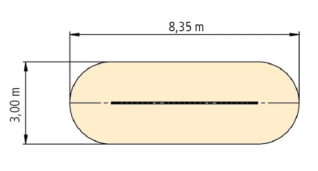 SlackRope L535 x B10 x H40 cm 