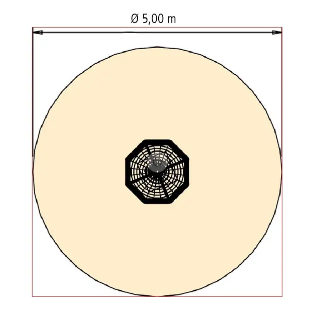 Honeycomb karusell Ø100 x H45 cm 