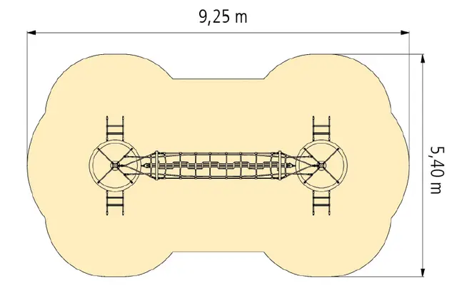 Tower Bridge L625 x B240 x H300 cm 