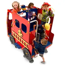 Brannbil lekeapprat m/fj&#230;rer til nedgraving