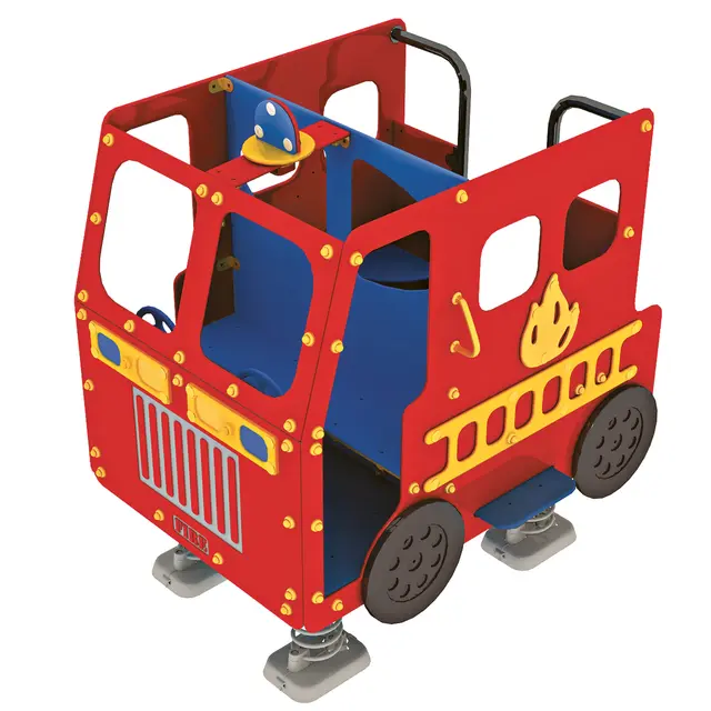Brannbil lekeapprat m/fjærer til nedgraving 