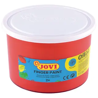 Fingermaling på boks rød 500 ml