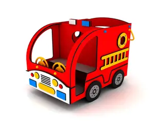 Brannbil mini L120 x B80 x H106 cm