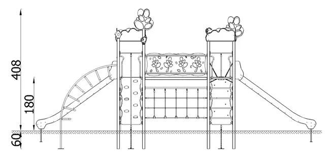 Queco sett 40 L938 x B433 x H408 cm 