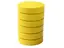 Fargeblokker XL gul Ø55 mm, 6 stk