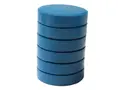 Fargeblokker XL cyan blå Ø55 mm, 6 stk