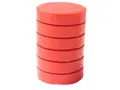 Fargeblokker XL rød Ø55 mm, 6 stk